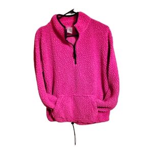 No boundaries Fleece Pullover, Juniors L/G (11-13) Hot Pink